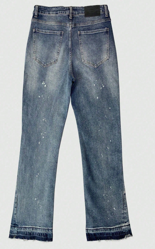 Blue Paint Splatter Flares