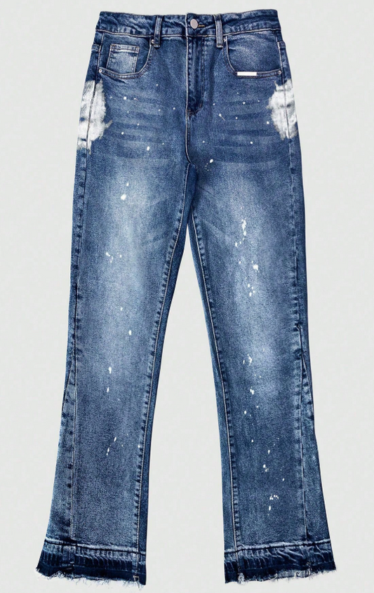 Blue Paint Splatter Flares